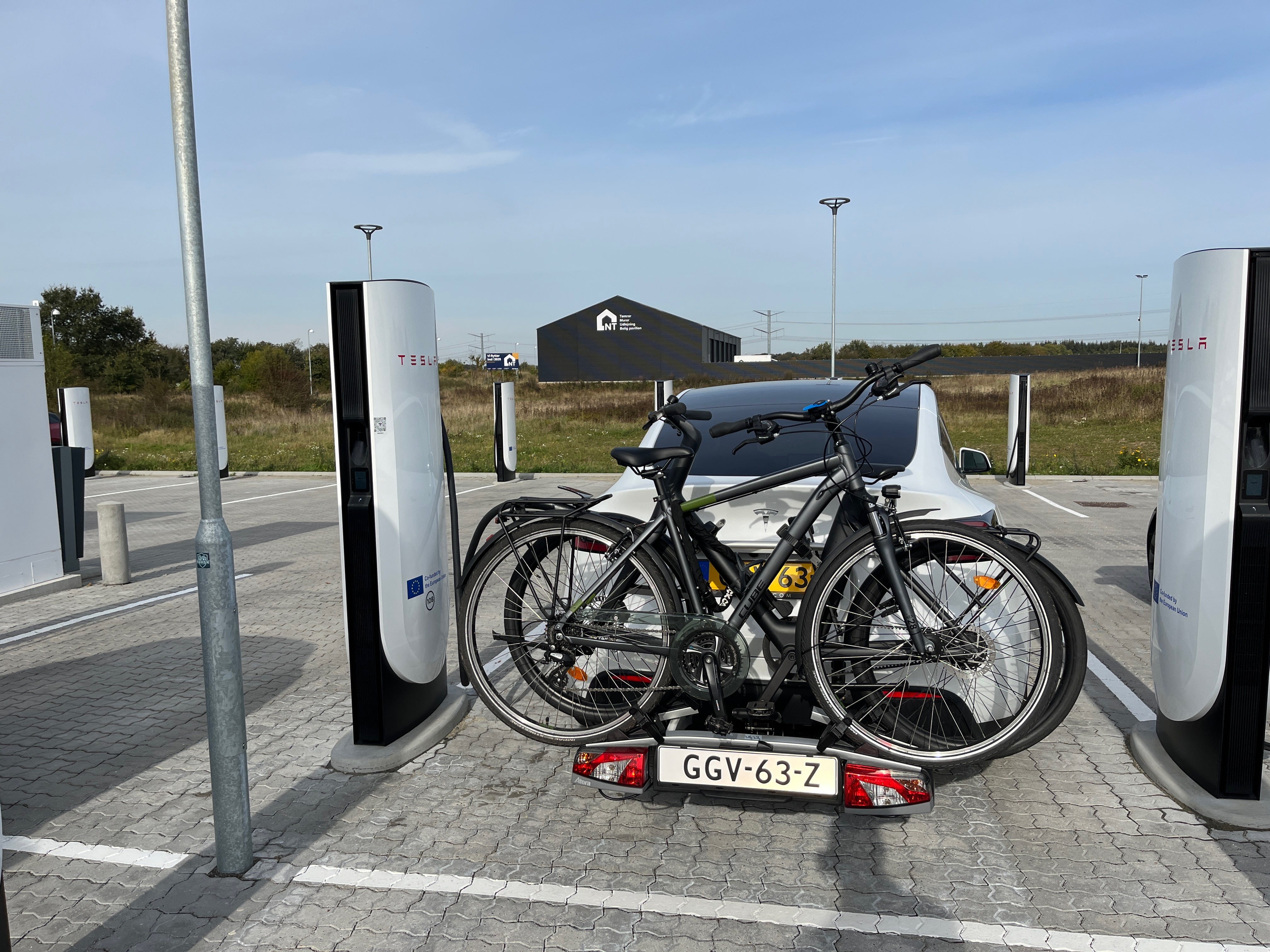 Danish charging station and Copenhagen's beach