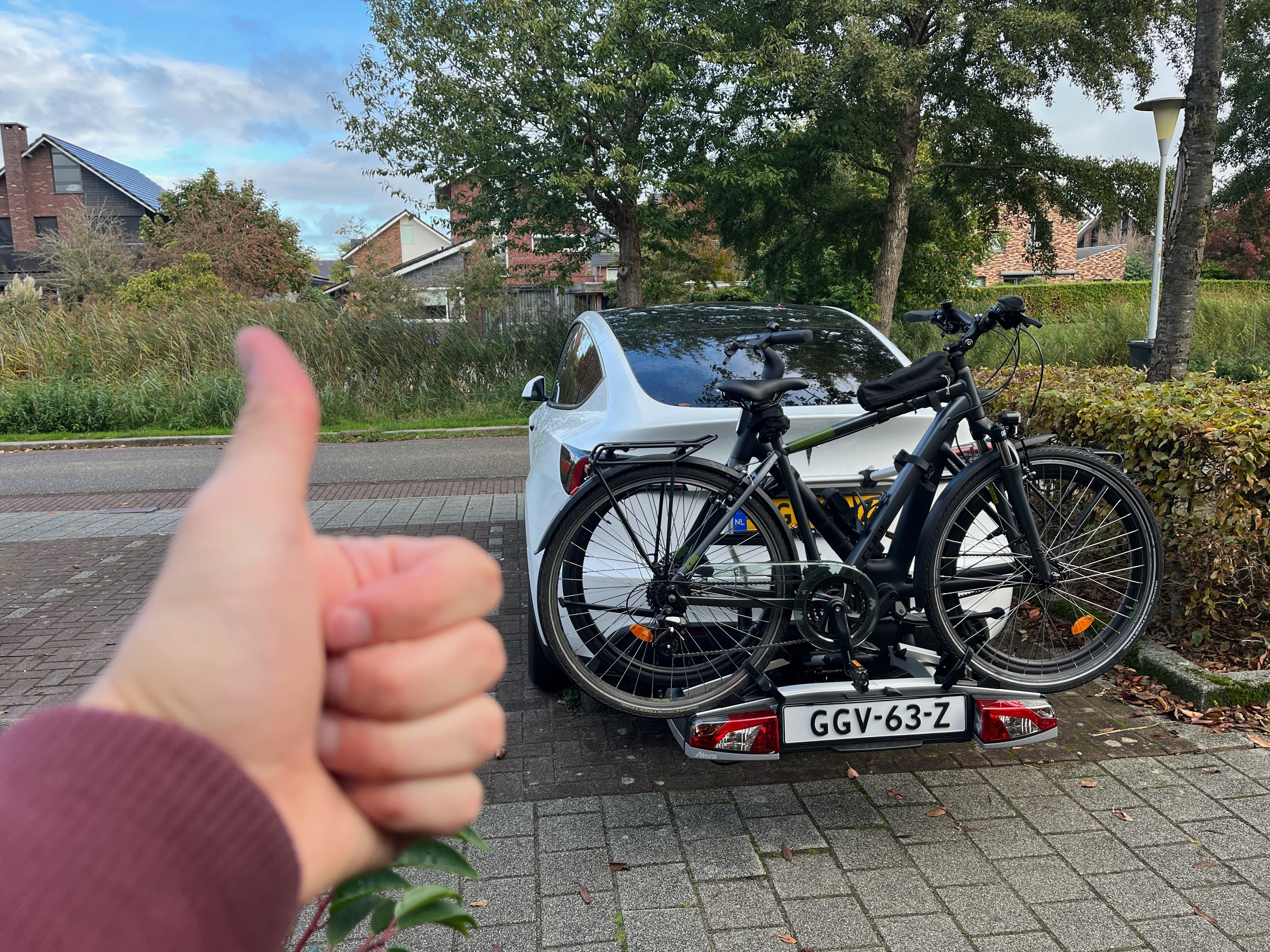 Tesla setup for the road trip
