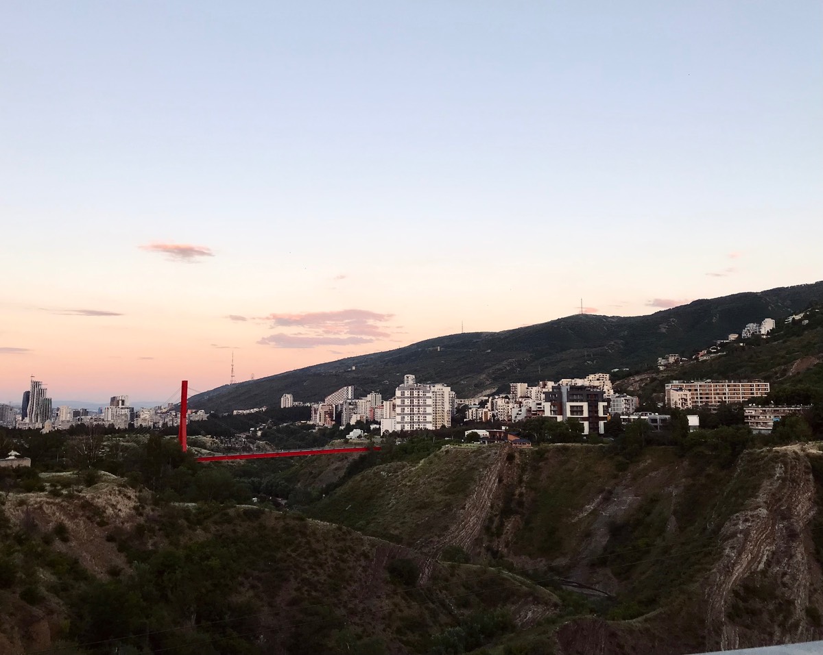 Saburtalo area in Tbilisi